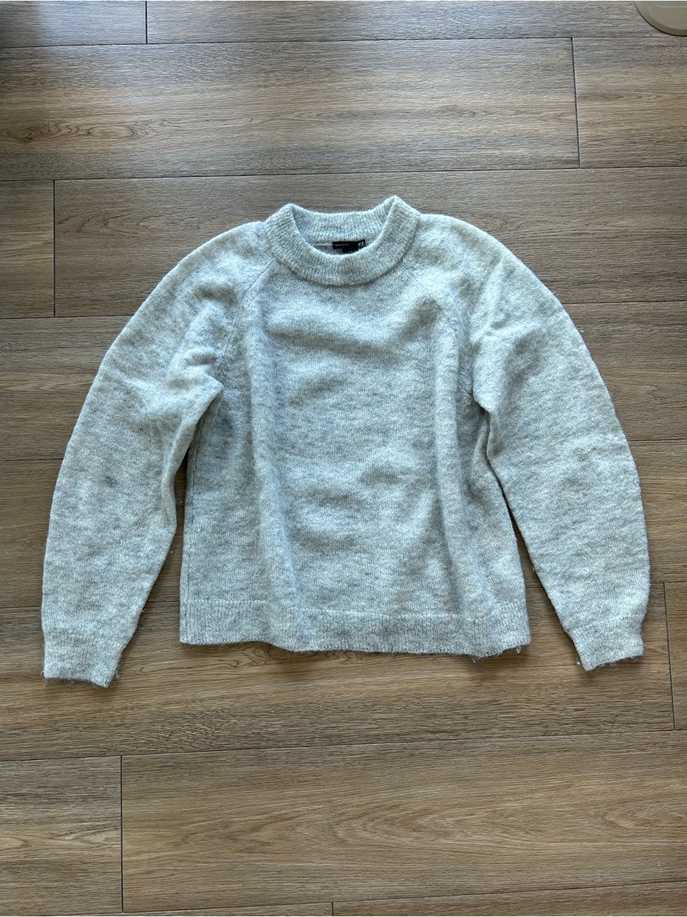 H&M Wool Sweater in Heather Gray